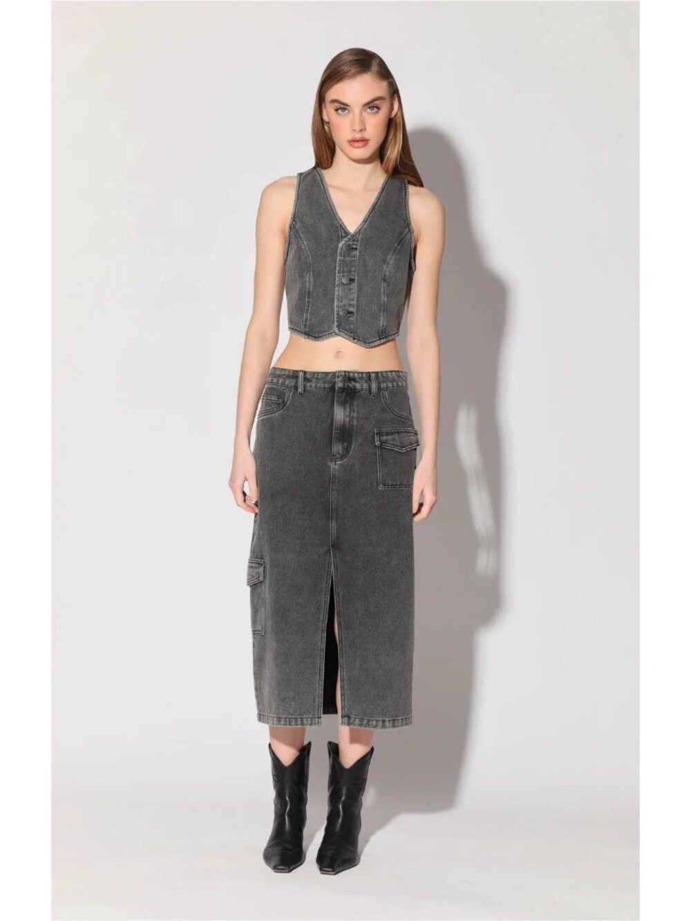 Walter Baker Tory Top - Grey Wash, Size Medium, New with Tags - Picture 2 of 4
